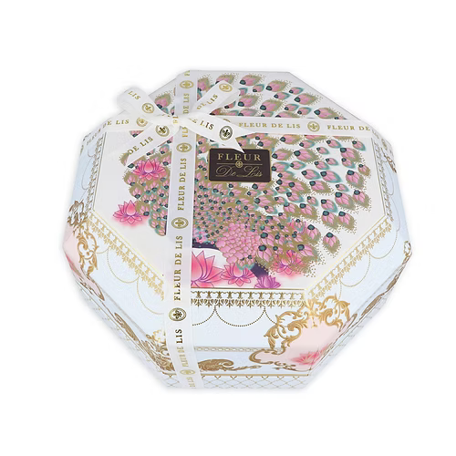 Sapphire Blue Fleur de Lis