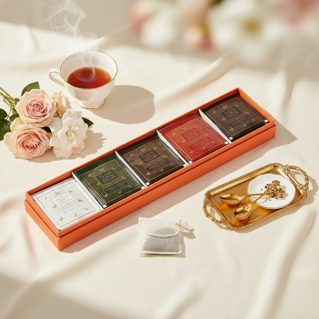 Tea Sachet - 25 pcs Fleur de Lis