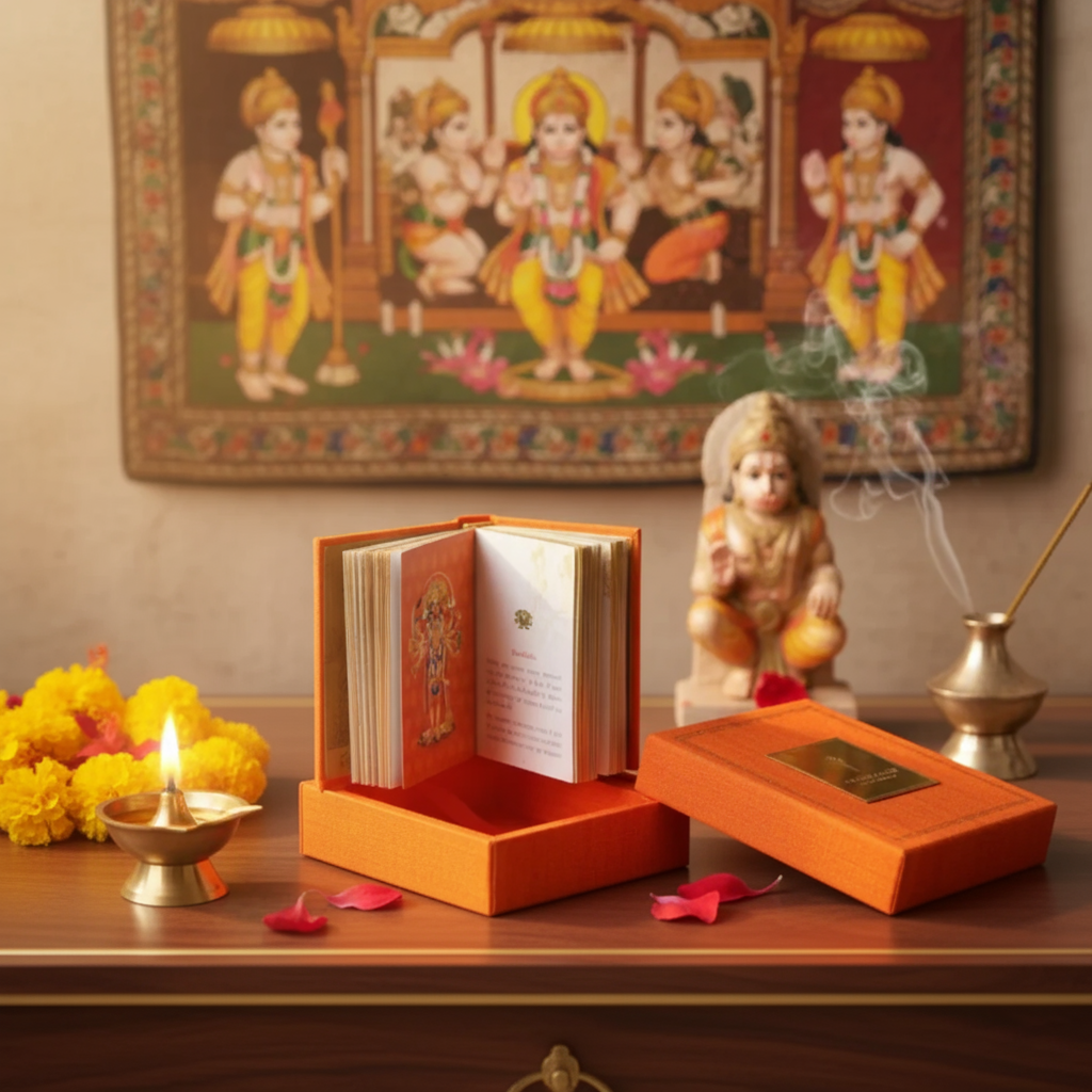 Premium Hanuman Chalisa Pocket Book in English