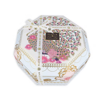 Sapphire Blue Fleur de Lis