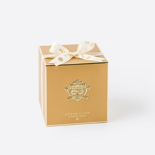 Pyramid Candle – Amber Gold Edition Fleur de Lis