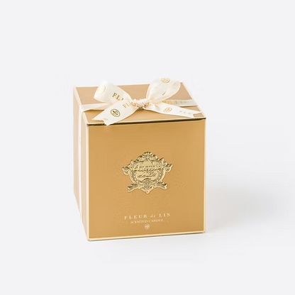 Pyramid Candle – Amber Gold Edition Fleur de Lis