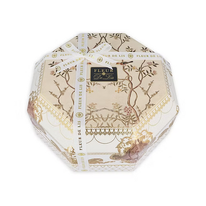 Green Emerald Fleur de Lis