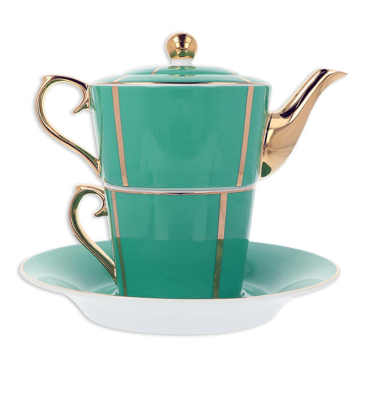 Green Emerald Fleur de Lis