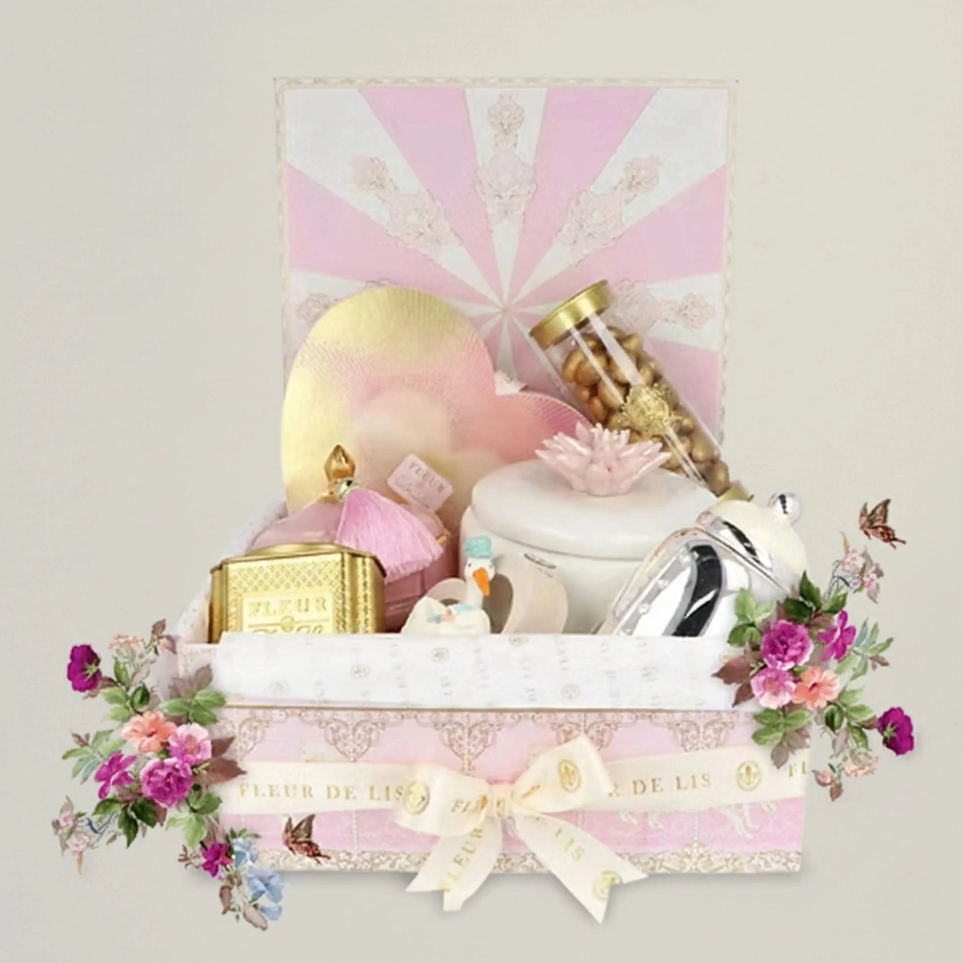 Bambino Pink Gift Hamper Fleur de Lis