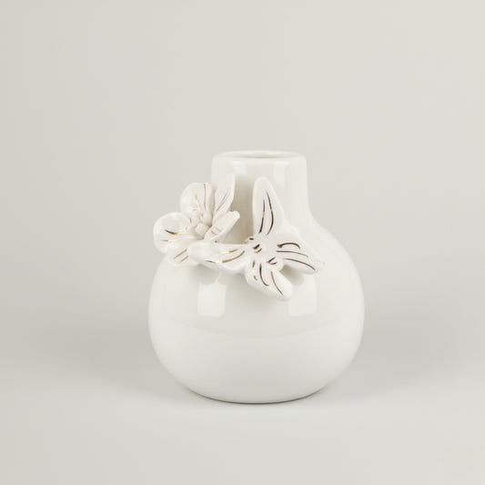 Blanc Butterfly Fleur de Lis