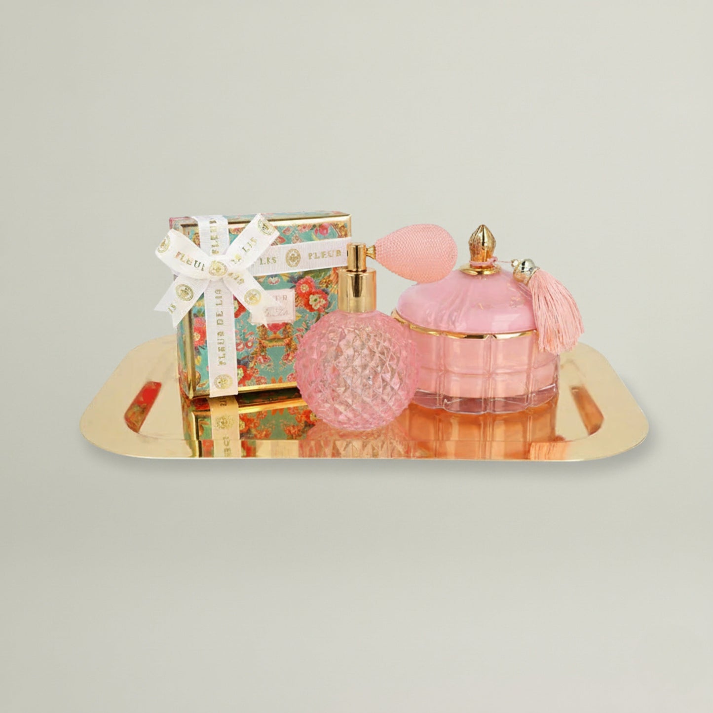 Charm Tray Hamper Fleur de Lis