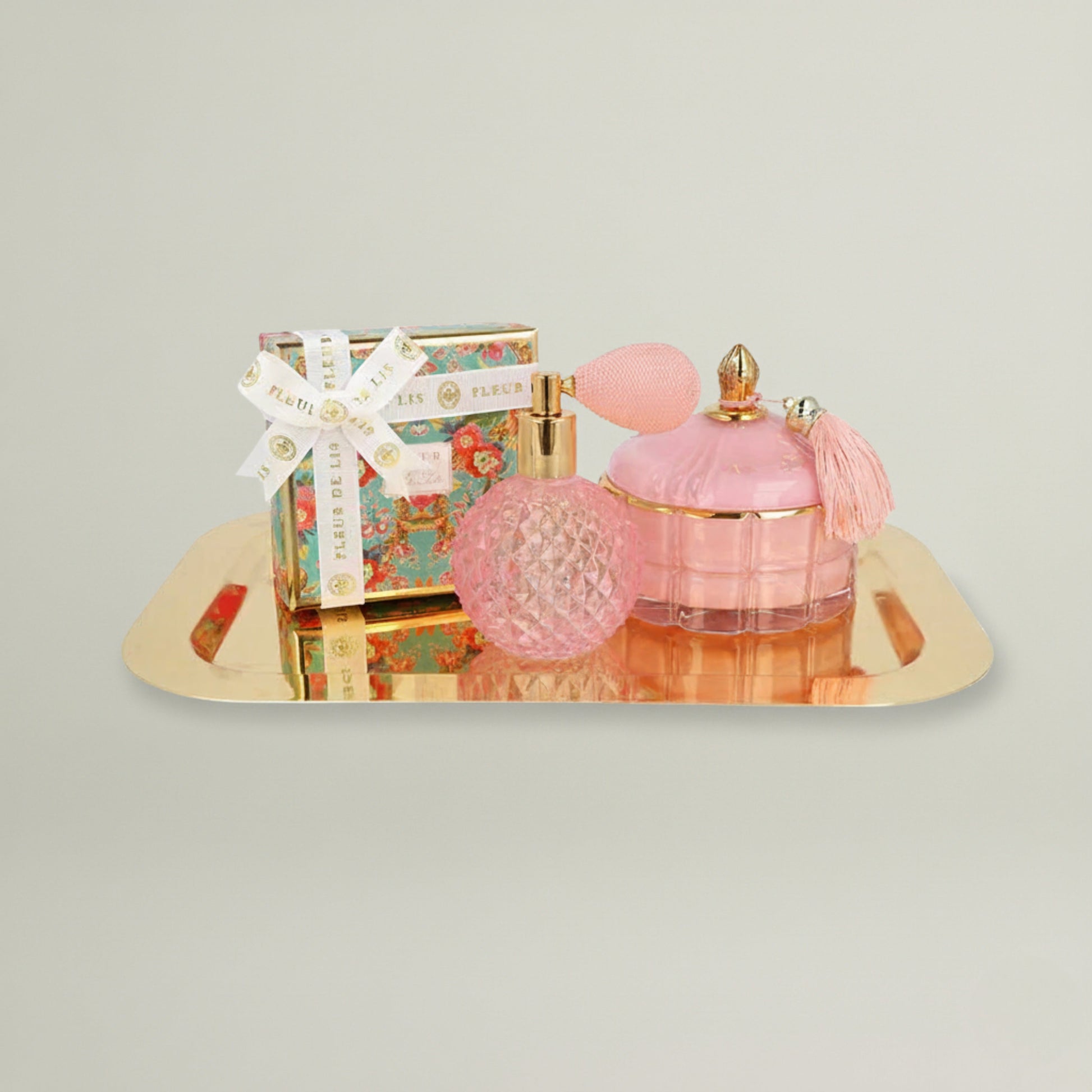 Charm Tray Hamper Fleur de Lis