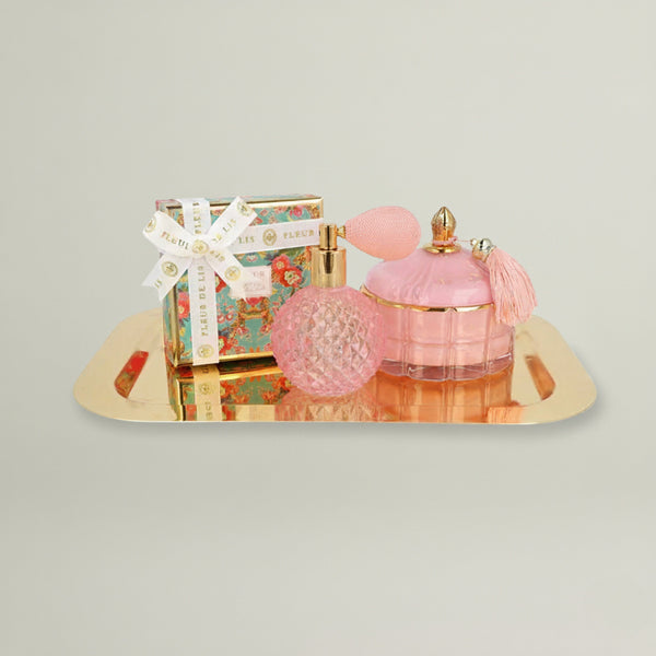 Charm Tray Hamper Fleur de Lis