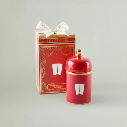 Divine Ceramic Candle – Balaji Tilak Fleur de Lis