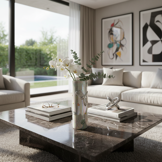 Dragonfly Meadow Ceramic Planter