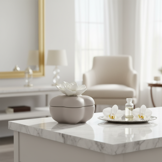 Earthy Lotus Fleur de Lis