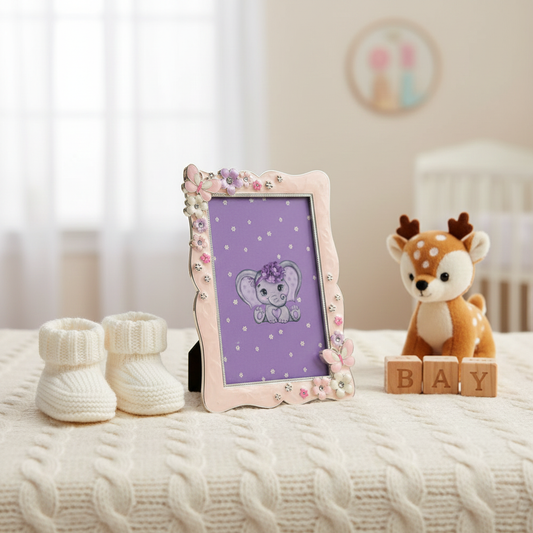 Floral Butterfly Photo Frame