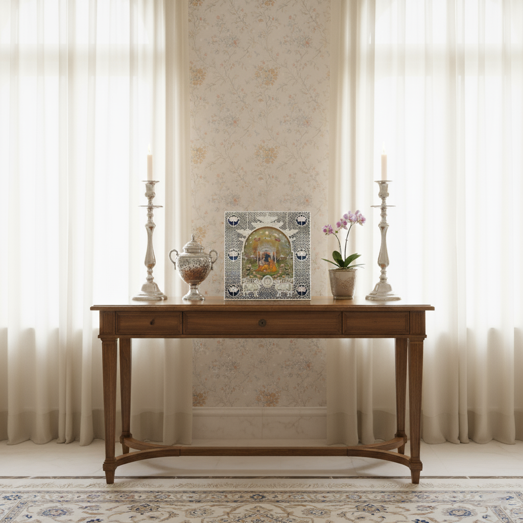 Jharoka Frame Fleur de Lis