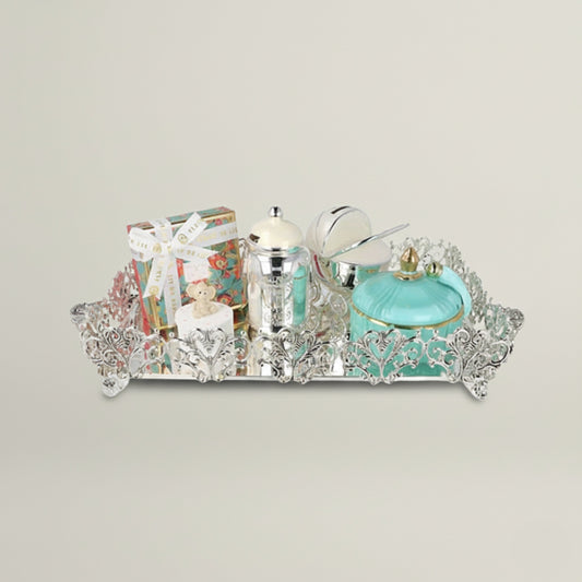Joy Tray Hamper Fleur de Lis
