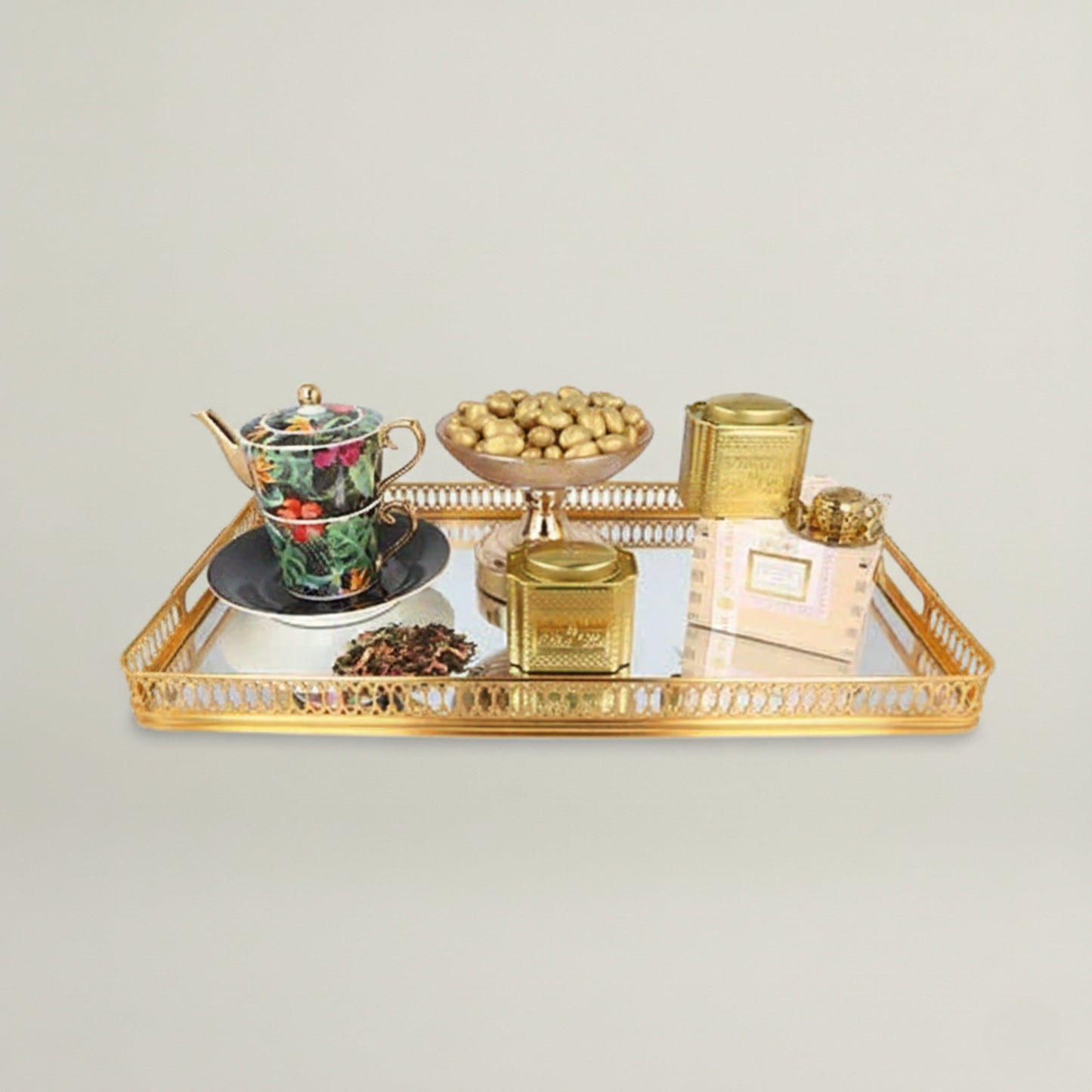 Jubiliant Tray Hamper Fleur de Lis