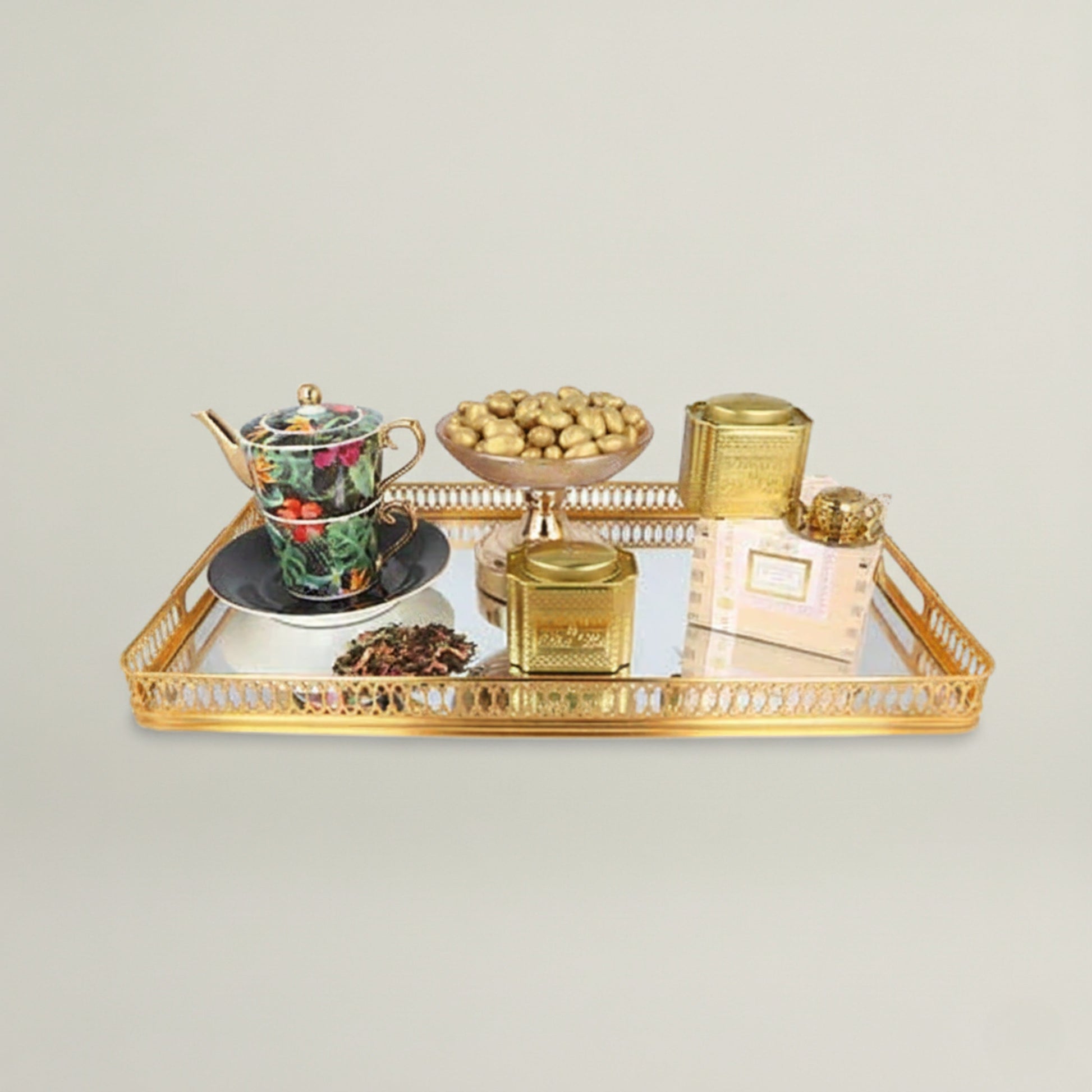 Jubiliant Tray Hamper Fleur de Lis