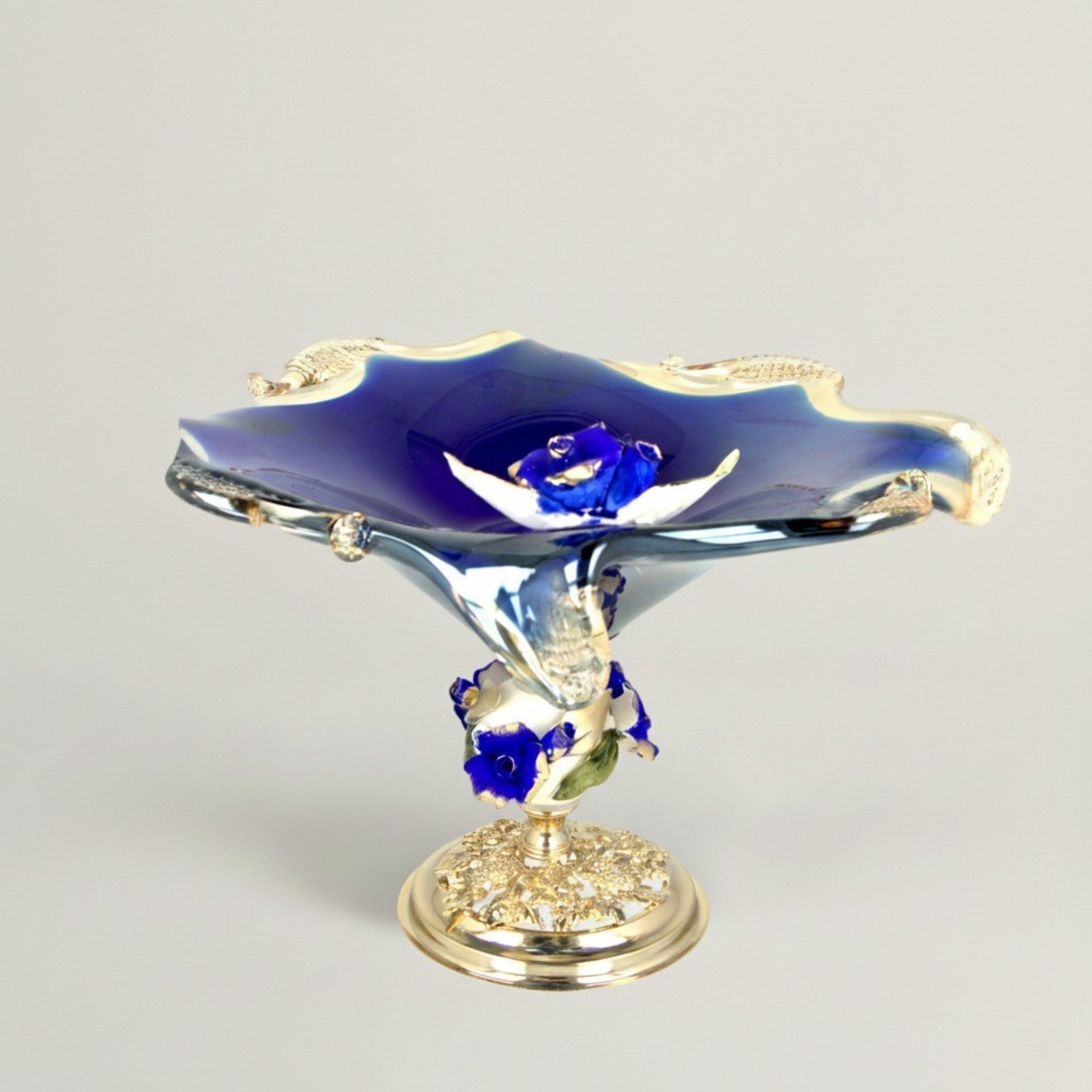 Cobalt Bouquet Fleur de Lis