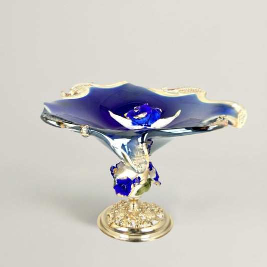 Cobalt Bouquet Fleur de Lis