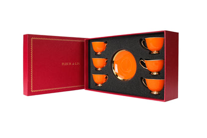 Coffee Set – 6 pcs Fleur de Lis