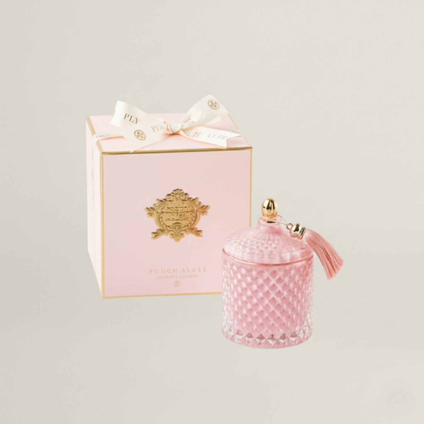 Pyramid – Blush Pink Fleur de Lis