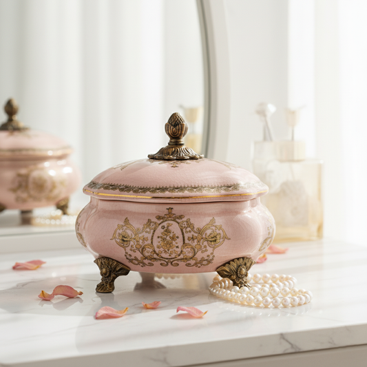 Rococo Bloom Box Fleur de Lis