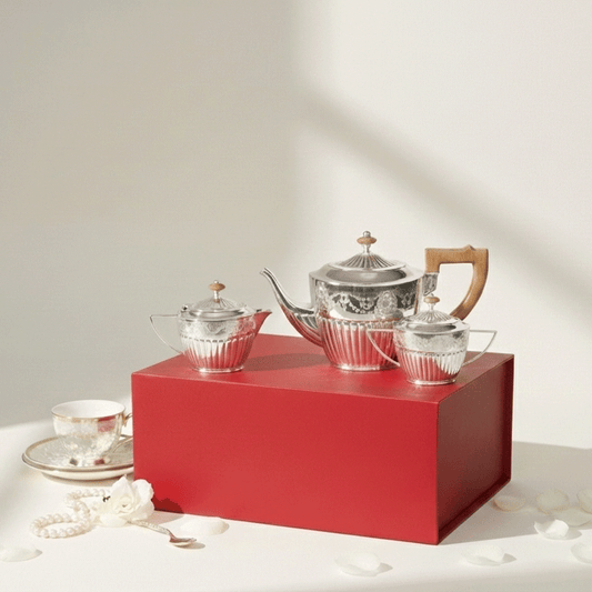 Regal Heritage Silver Tea Set (3-Piece)
