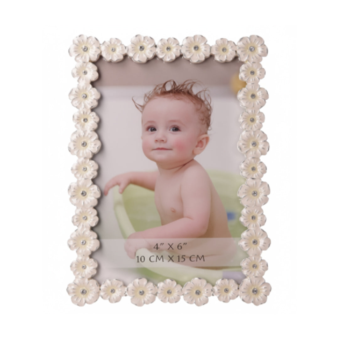 Starlit Bunny Frame Fleur de Lis