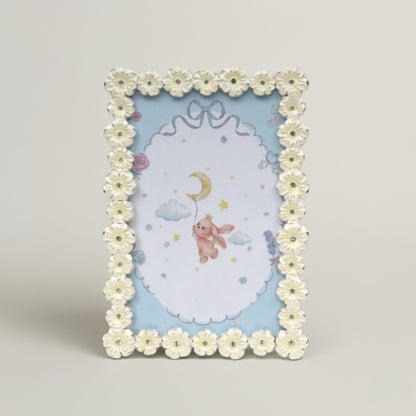 Starlit Bunny Frame Fleur de Lis