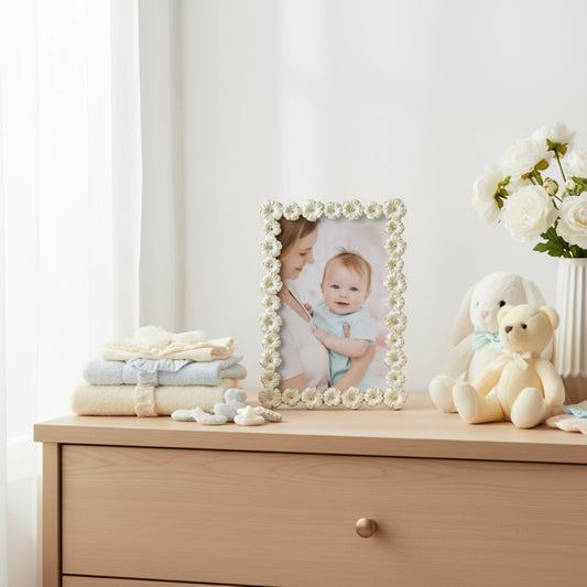 Starlit Bunny Frame Fleur de Lis