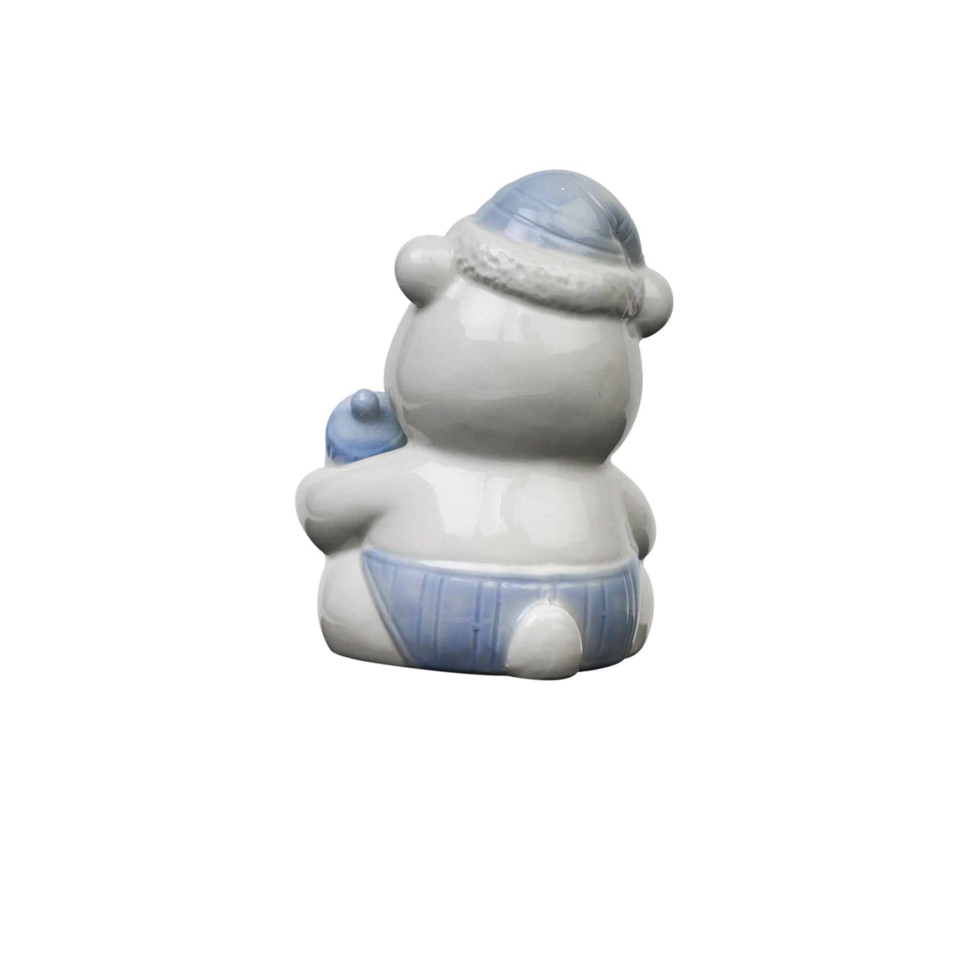 Blue Teddy Bear Fleur de Lis