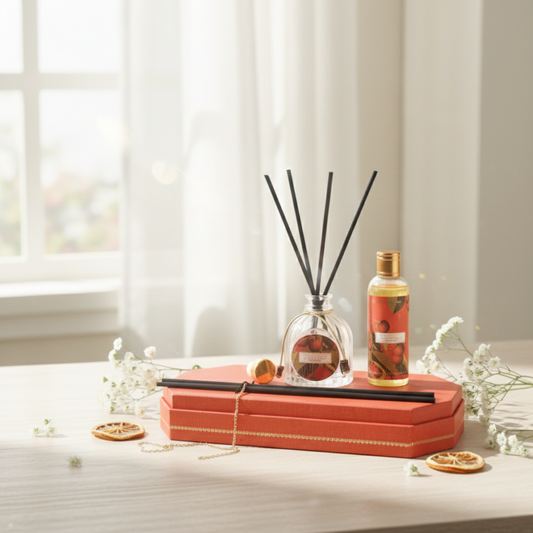 Scented Diffuser Set - Apple Cinnamon