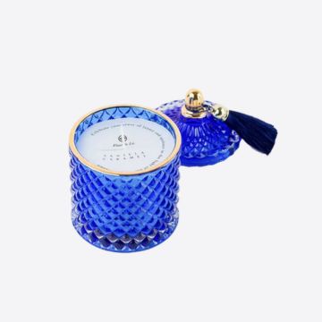 Pyramid Candle – Royal Blue Edition Fleur de Lis