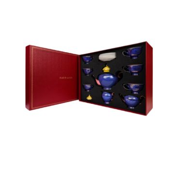 Le Fantaisie Tea Pot Set – 15 Pcs Fleur de Lis