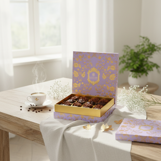 Assorted Chocolate Box – 16 Pcs (Dark & Milk Roche)