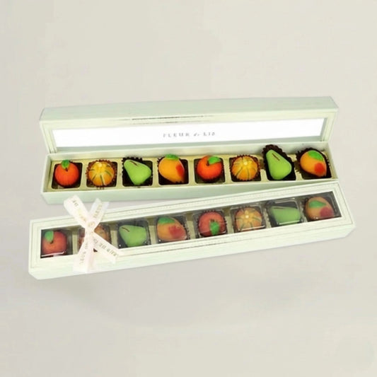 Delight Box – 8 Assorted Fruit-Inspired Mithai Fleur de Lis