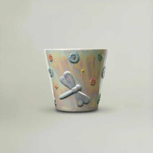 Dragonfly Planter – Small Fleur de Lis