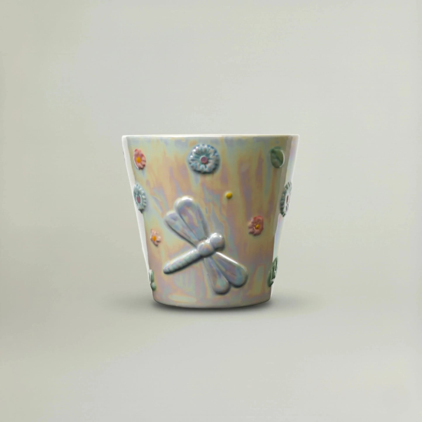 Dragonfly Planter – Small Fleur de Lis