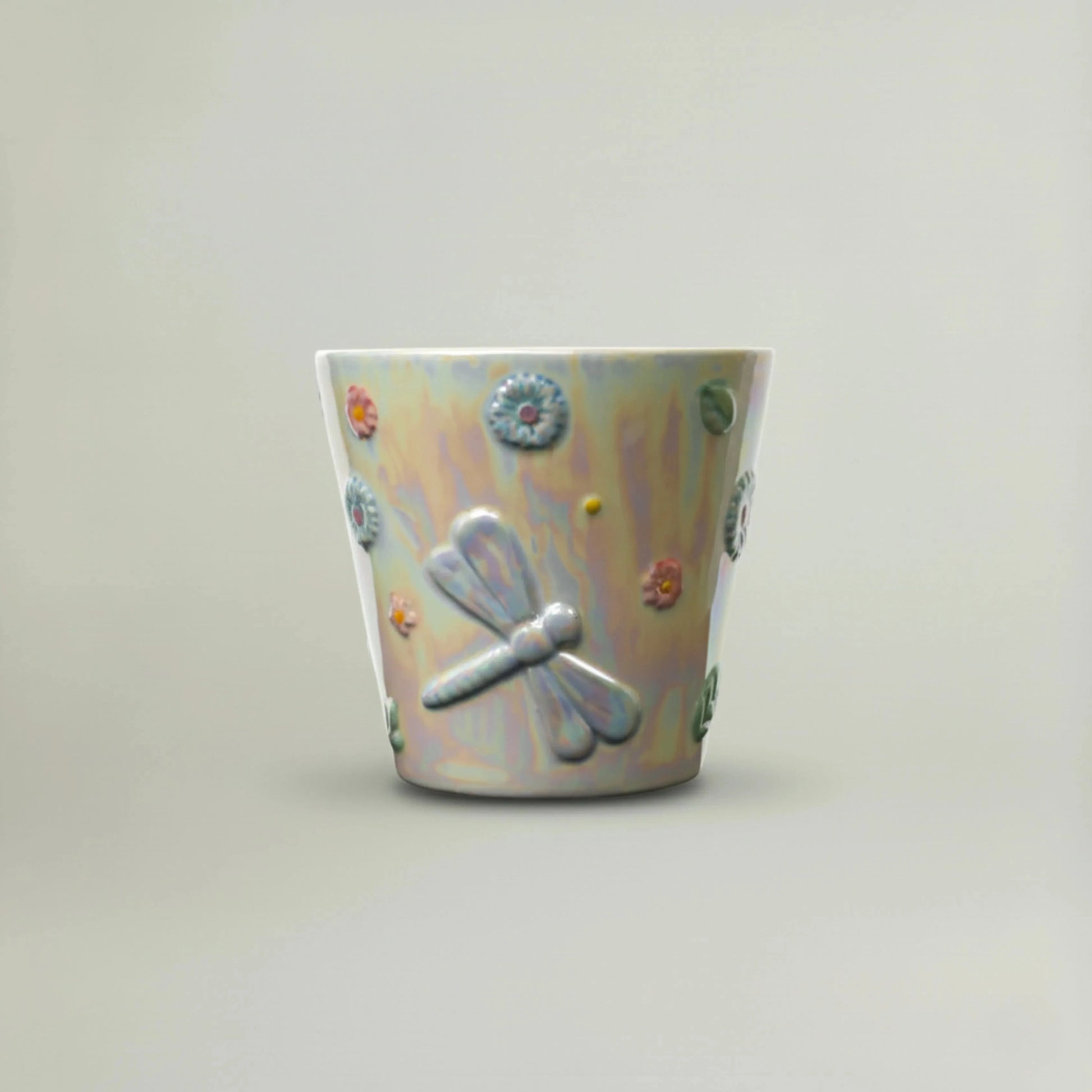 Dragonfly Planter – Small Fleur de Lis