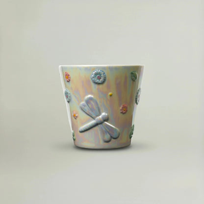 Dragonfly Planter – Small Fleur de Lis