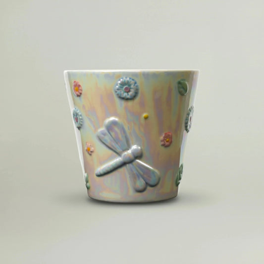 Dragonfly Planter – Large Fleur de Lis