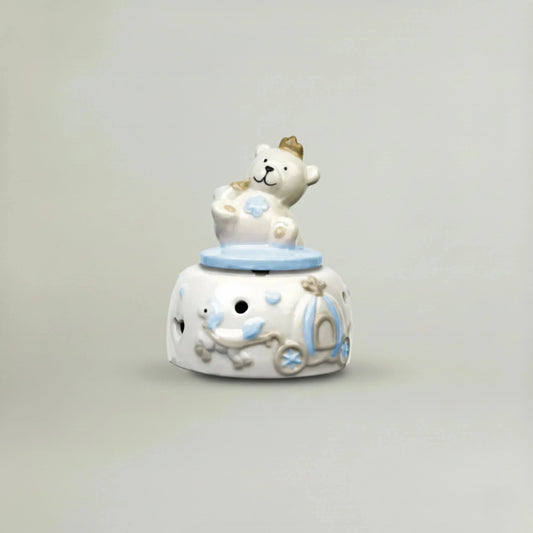 Musical Teddy Fleur de Lis