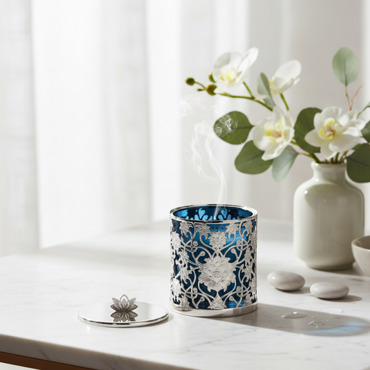 Floral Lattice Candle