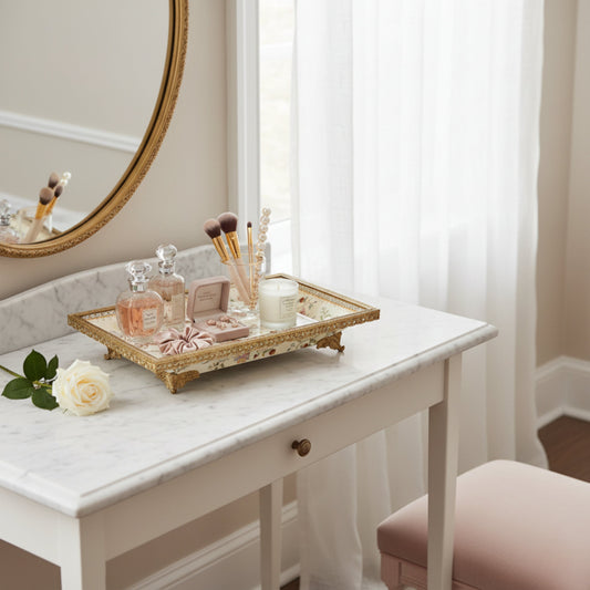 Versailles Eclatt Tray Fleur de Lis