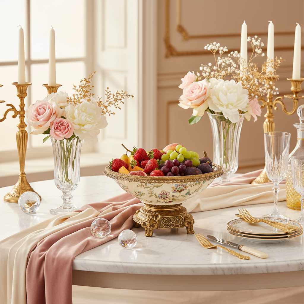 Versailles Fleurie Bowl Fleur de Lis