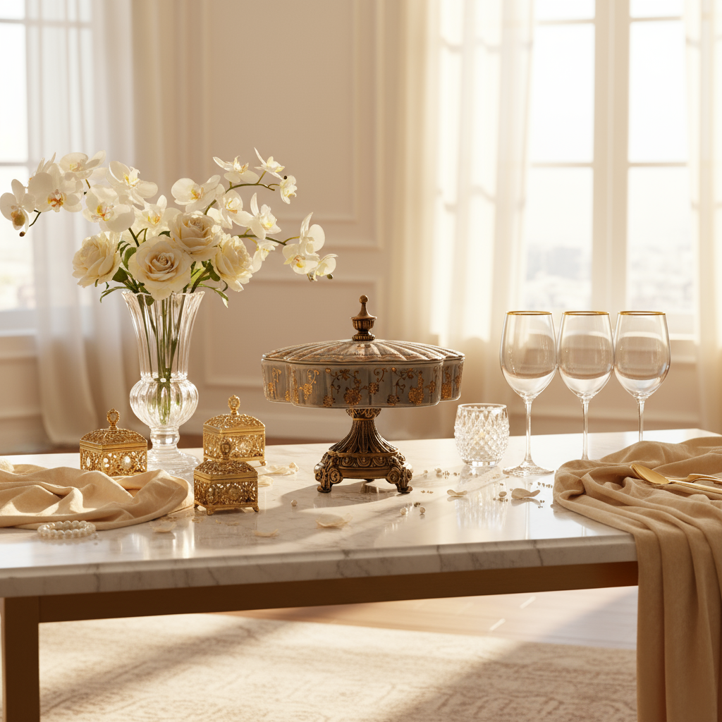 Victorian Snack Box Fleur de Lis