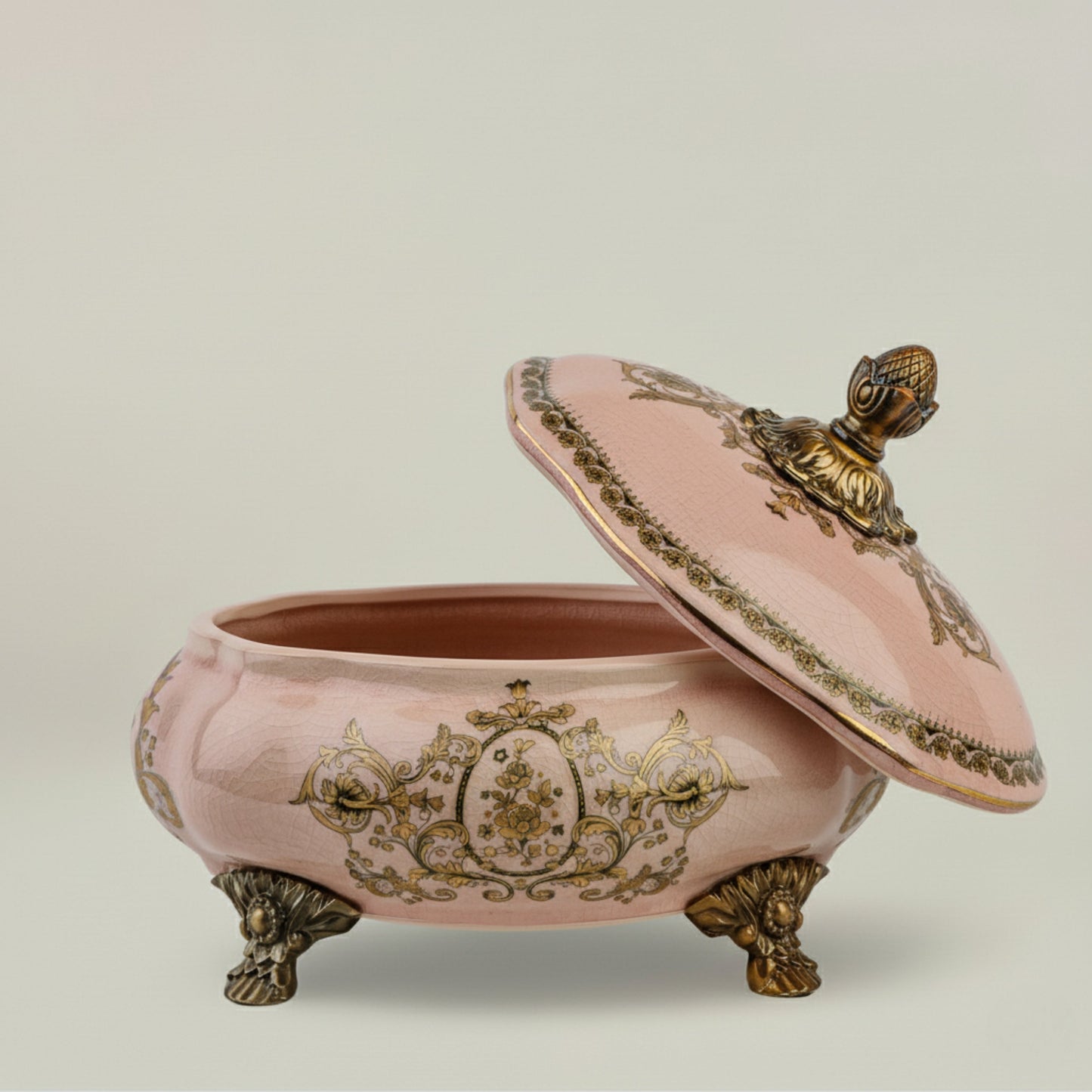 Rococo Bloom Box Fleur de Lis