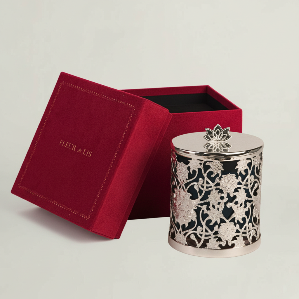 Floral Lattice Candle