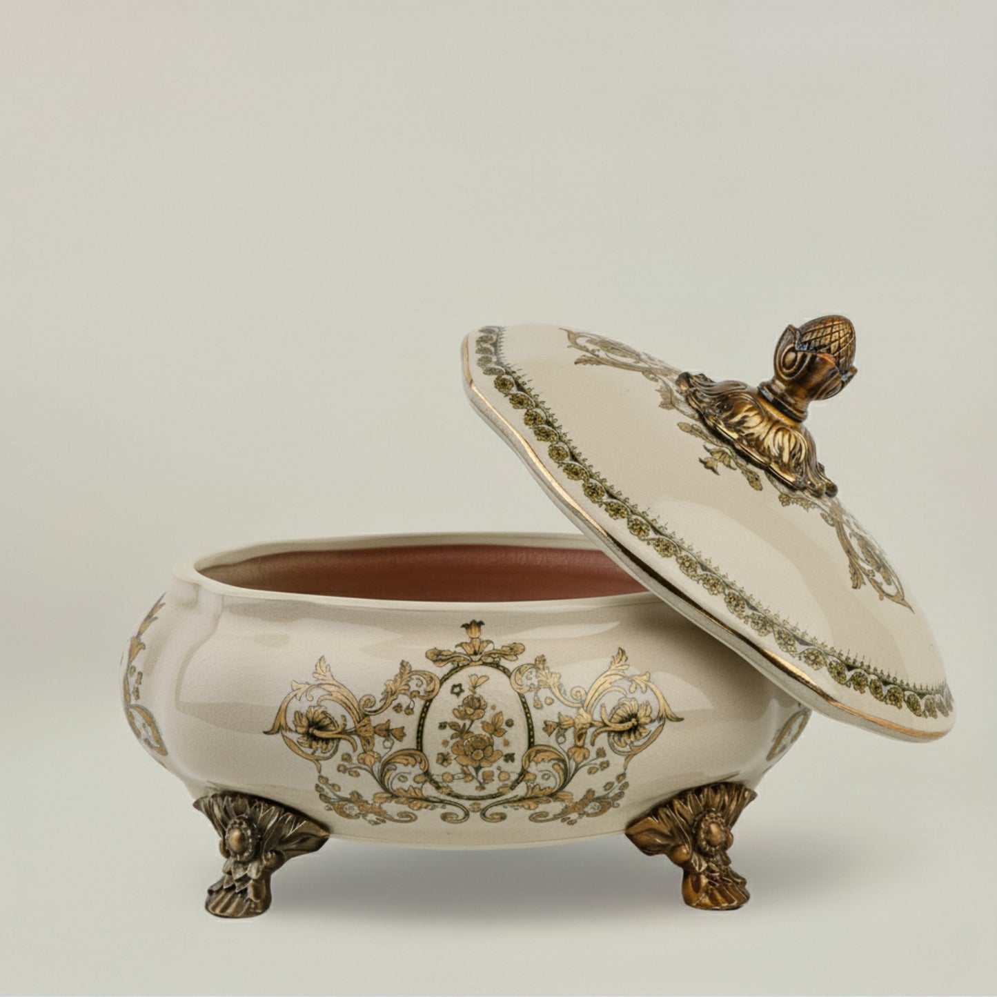 Rococo Bloom Box Fleur de Lis