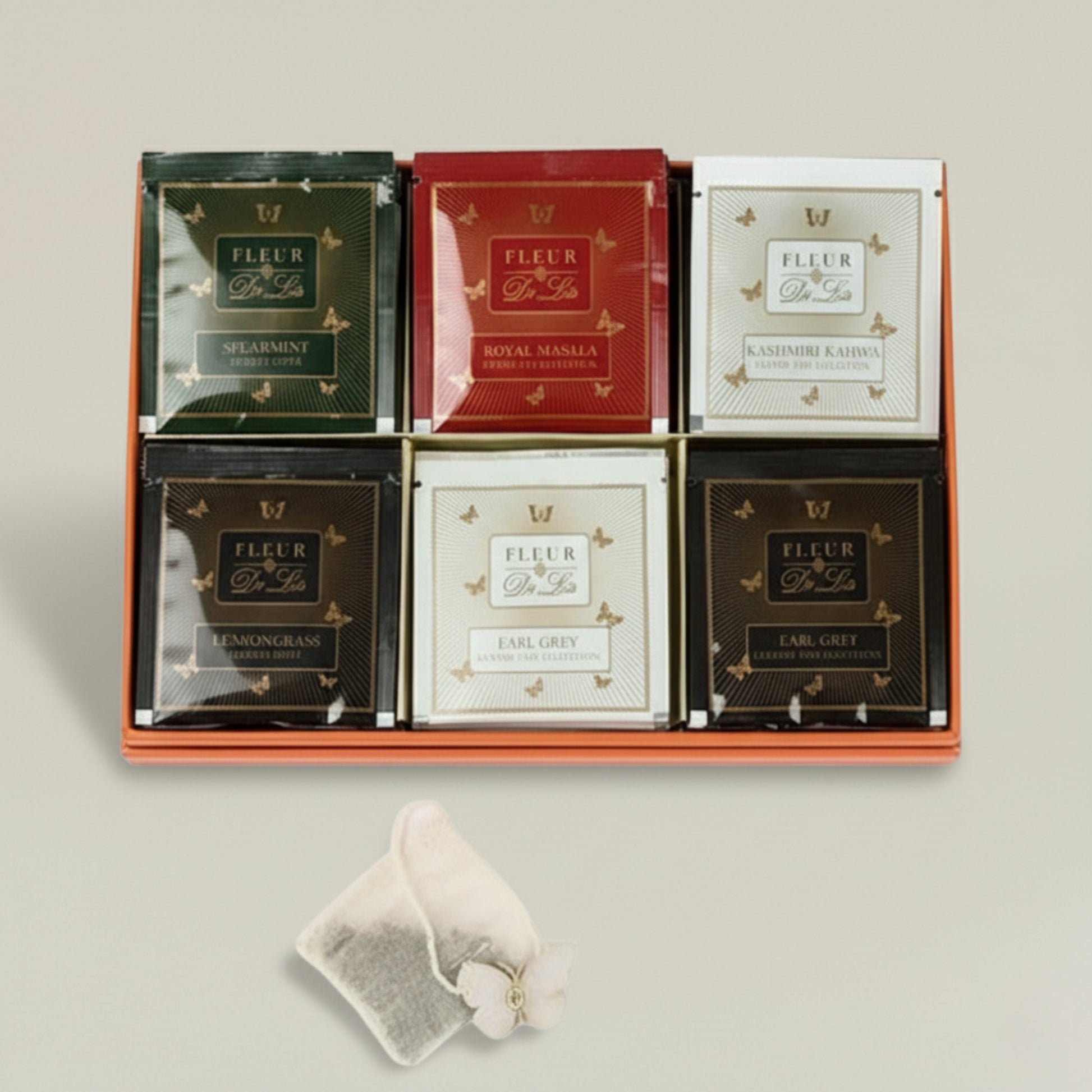 Tea Sachet - 30 pcs Fleur de Lis